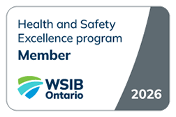 Member of the WSIB Health and Safety Excellence Program 2026